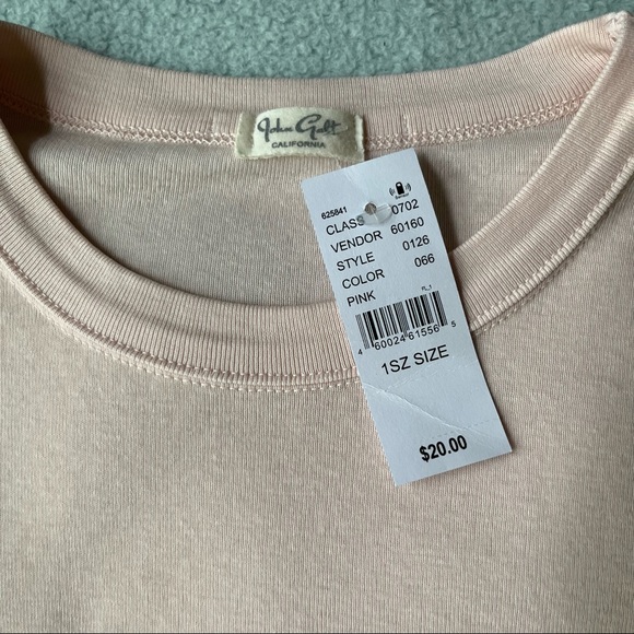 NWT Brandy Melville Peach New York Embroidered Baby Tee - Picture 8 of 8